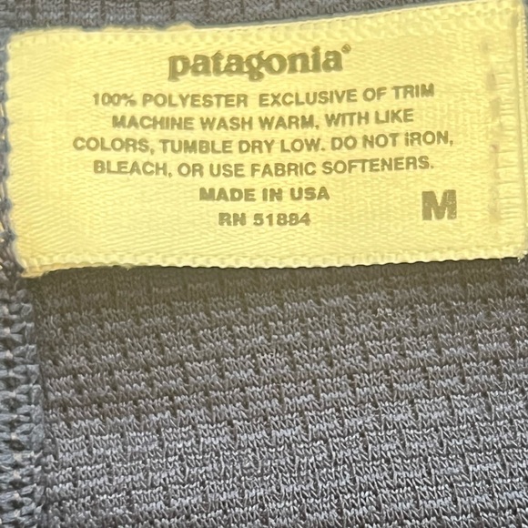 Patagonia capilene navy blue base layer leggings pants size medium - Picture 7 of 8